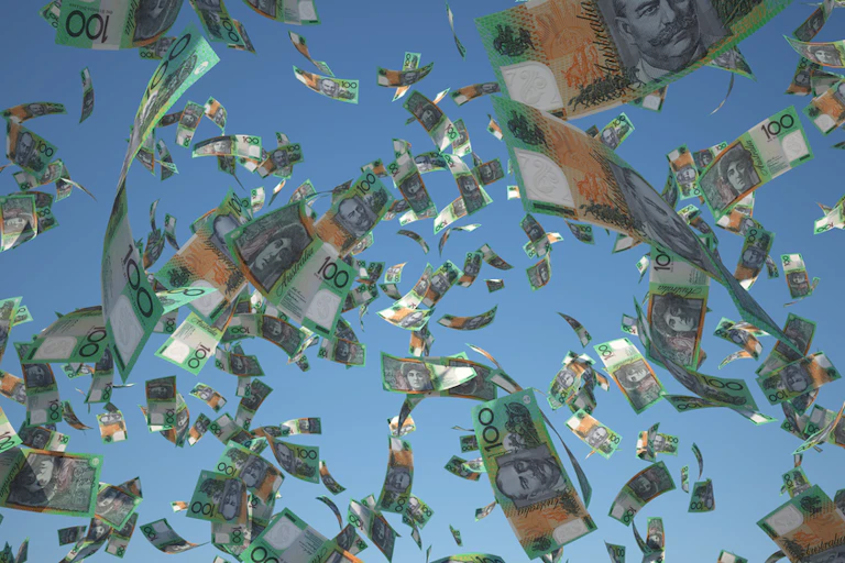 Money in the air
