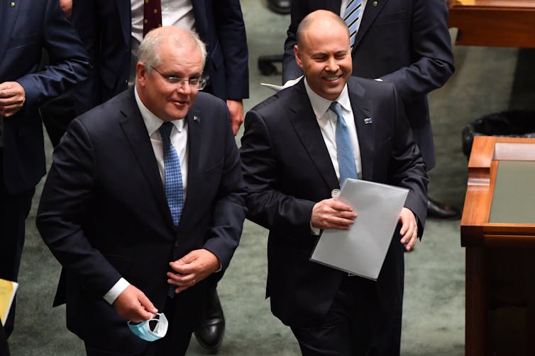 Scott Morrison and Josh Frydenberg