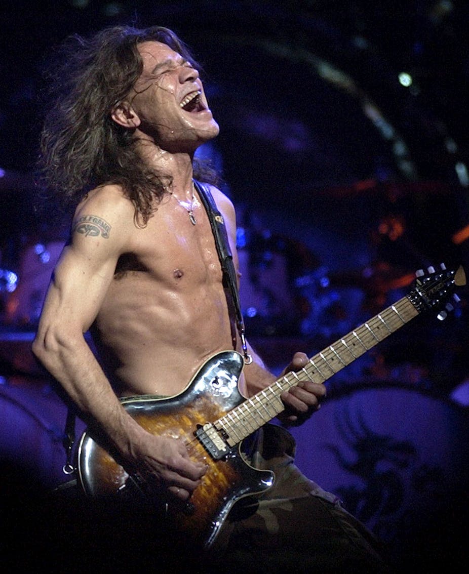 A shirtless Van Halen classic
