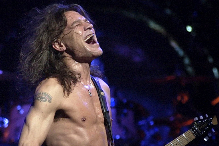 A shirtless Van Halen classic