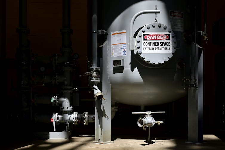 Water treatment tanks