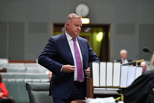 Albanese promises $20 billion plan to modernise electricity grid, and $6.2 billion for child care