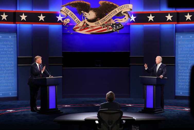 presidential candidates debating