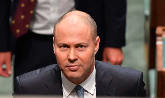 Treasurer Josh Frydenberg after handing down his second Federal Budget in the House of Representatives at