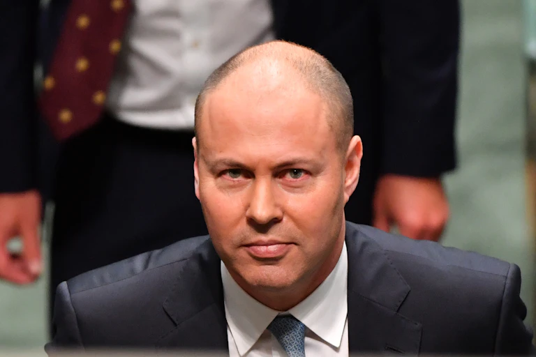 Treasurer Josh Frydenberg after handing down his second Federal Budget in the House of Representatives at