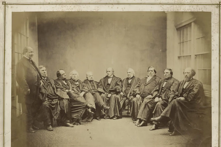 The Chase Court's formal portrait.