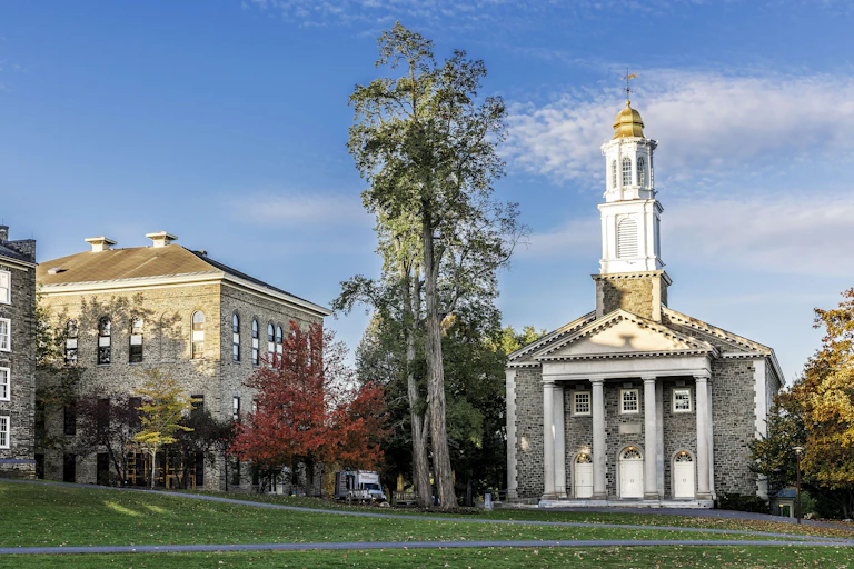 A university campus.