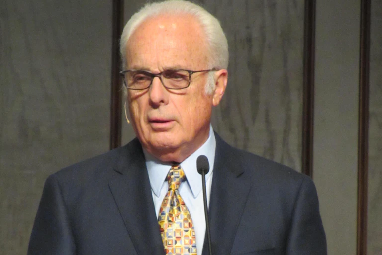 Reverend John MacArthur at the lectern