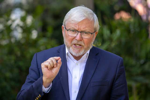 Former PM Kevin Rudd
