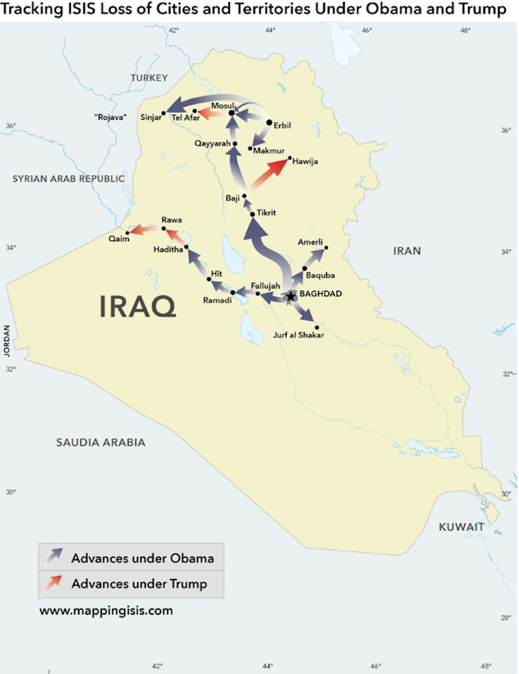 A map of Iraq