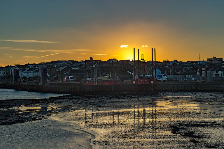 Sunset at Holyhead, Wales