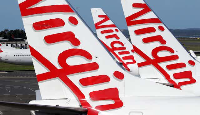 Virgin Australia aircraft tails