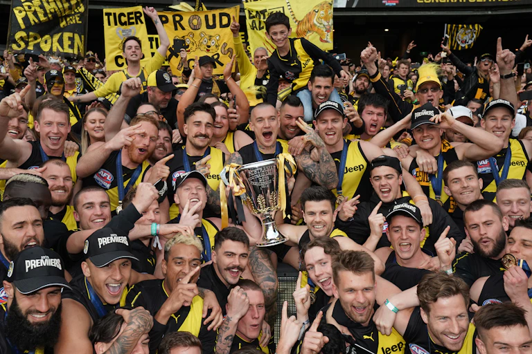 Richmond FC players and fans