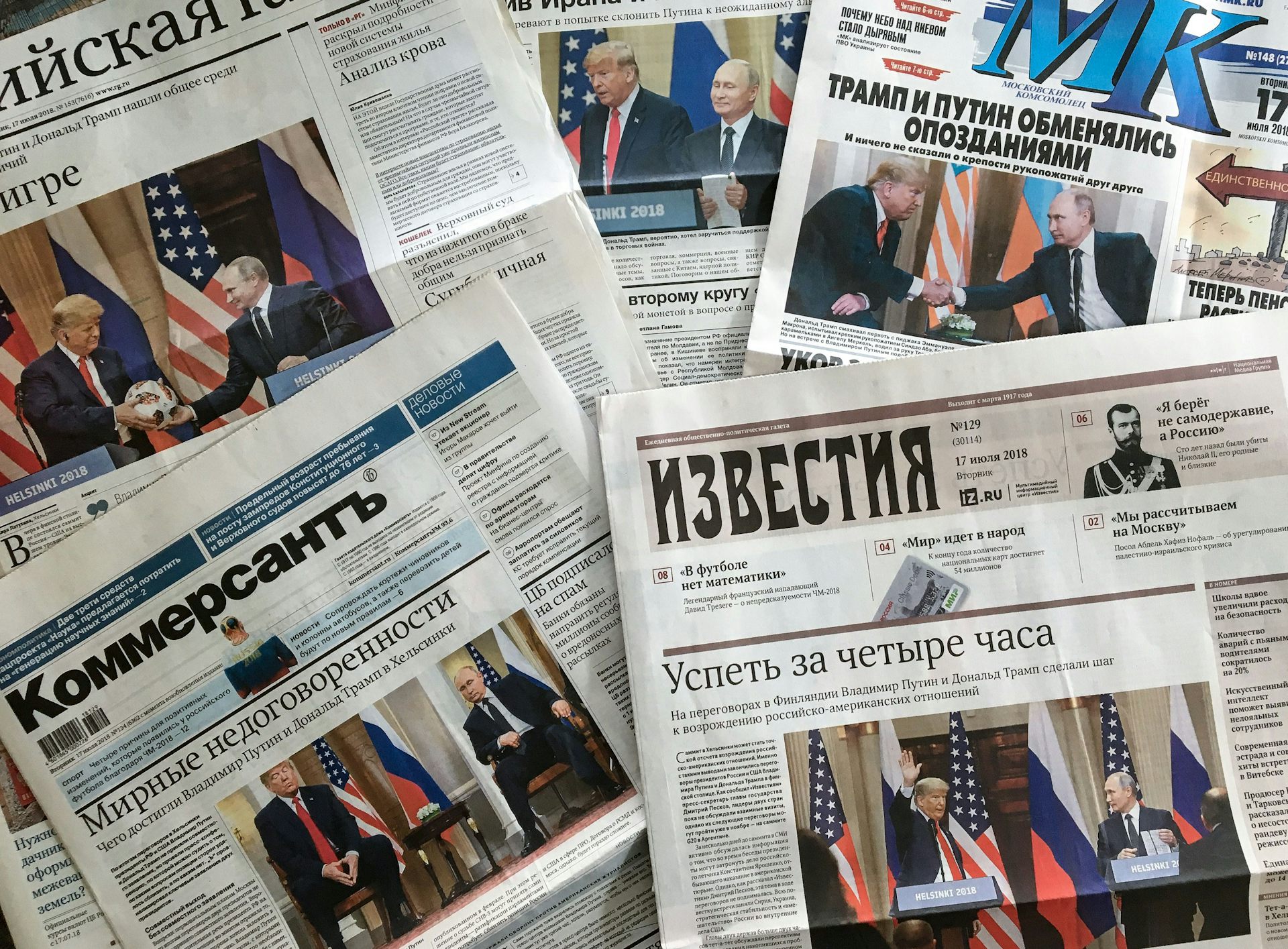 Russian Media May Be Joining China And Iran In Turning On Trump