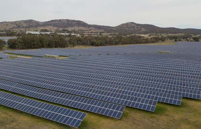 Mugga Lane solar park south of Canberra