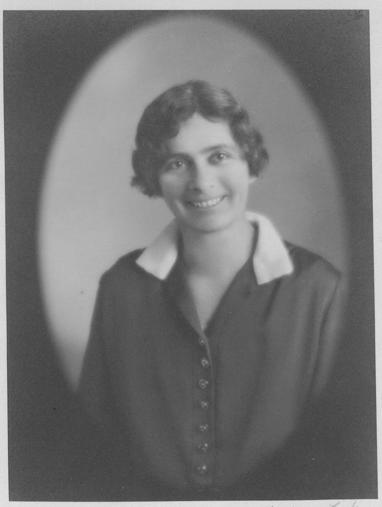 Millicent Bryant c.1919. Portrait by Monte Luke.