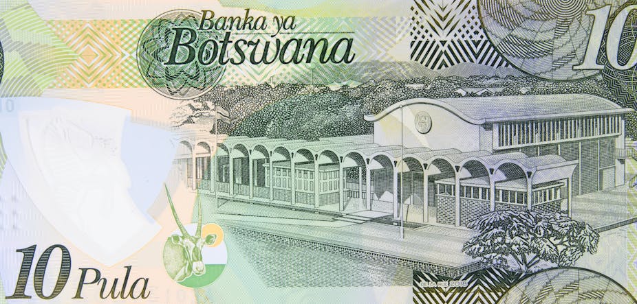 Botswana's 10 Pula banknote