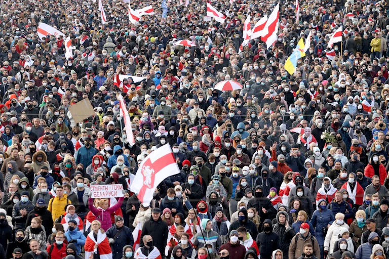 Manifestation à Minsk