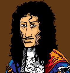 Charles II cartoon