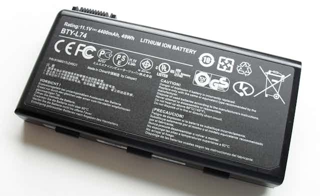 Lithium-ion laptop battery