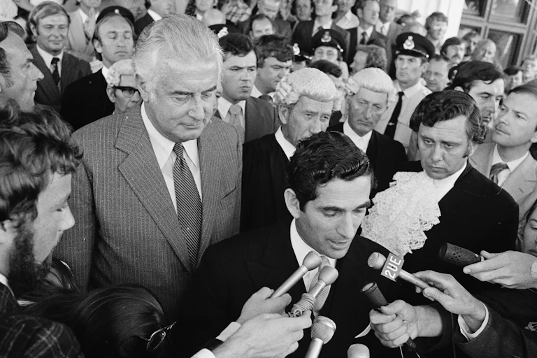 Prime Minister Gough Whitlam is dismissed on November 11 1975