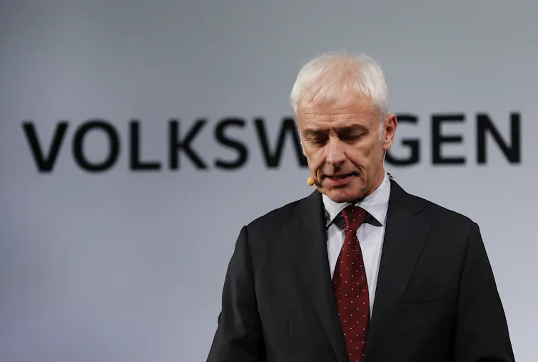 Volkswagen CEO Mattias Muller.