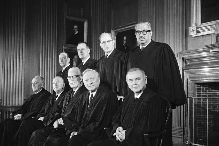 Members of the Supreme Court in 1967