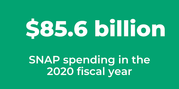 SNAP benefits cost a total of $85.6B in the 2020 fiscal year amid heightened US poverty and unemployment