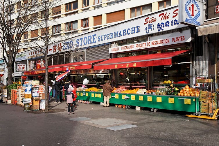 Commerces dans le 13e arrondissement à Paris