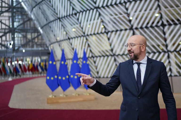 Charles Michel au Conseil européen