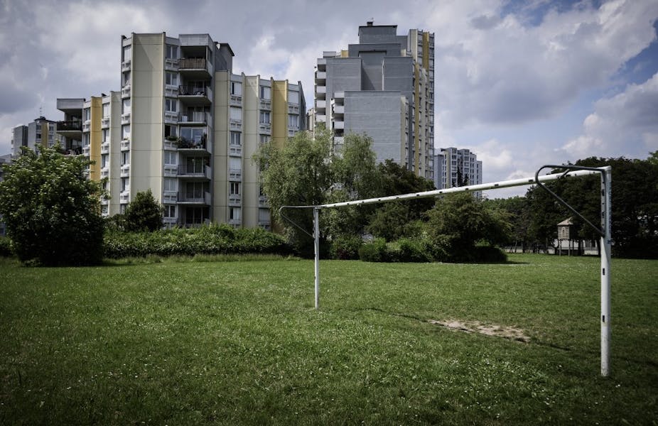 Un stade à Bobigny, en 2018.