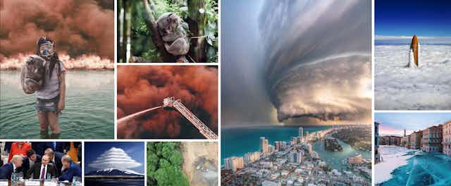 Various examples of real and manipulated photos.