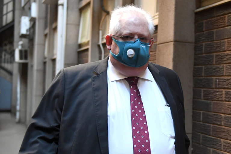 Bosasa former chief operations officer Angelo Agrizzi walks into Pretoria court