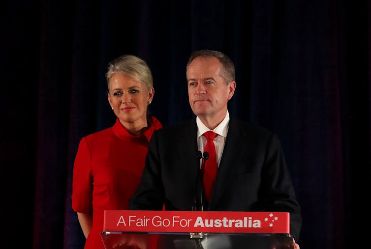 Bill Shorten and wife Chloe Shorten