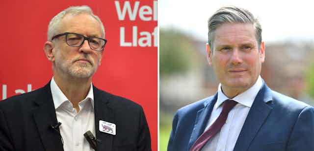 Jeremy Corbyn and Keir Starmer
