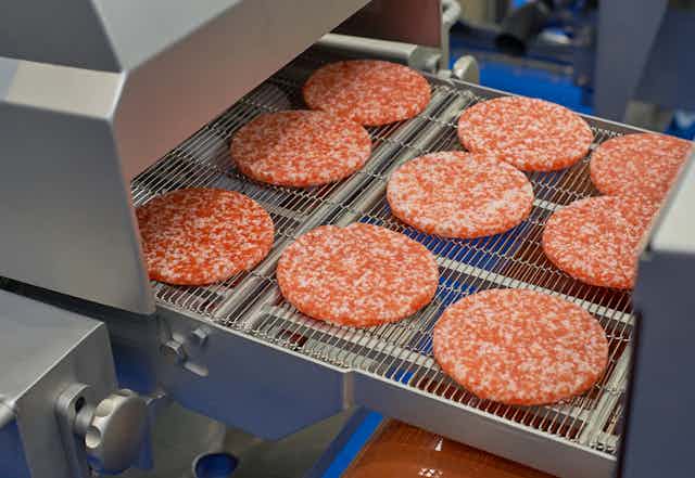Máquina de procesado de hamburguesas