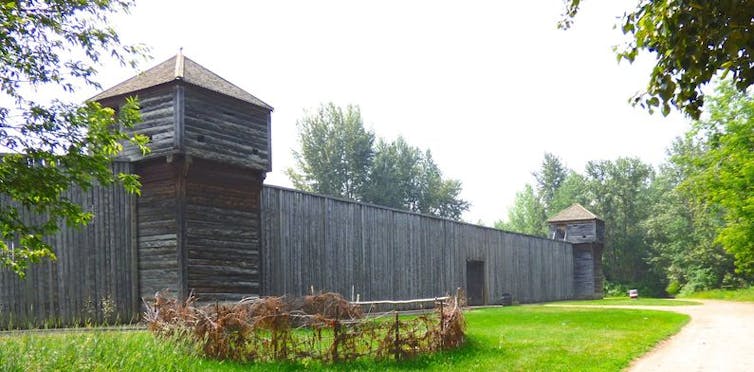 Walls of Fort Edmonton