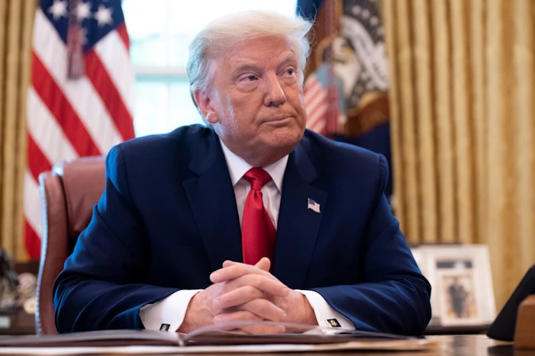 Donald Trump in the Oval Office, September 17, 2020.