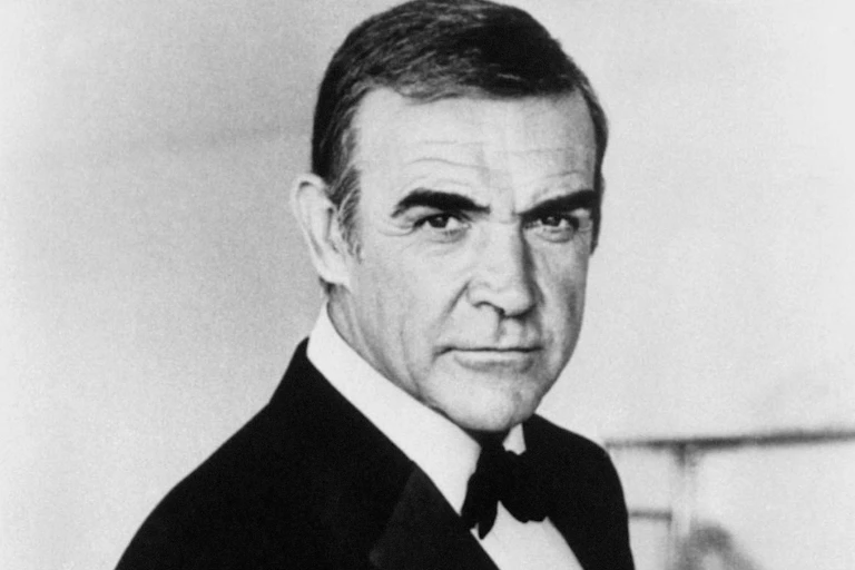 Actor Sean connery in his role as James Bond.