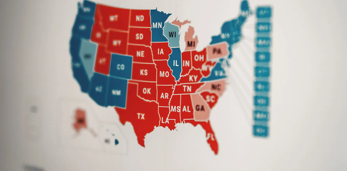 Voting Today Map How to read U.S. election maps as votes are being counted