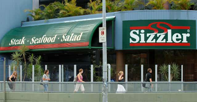 Sizzler restaurant 