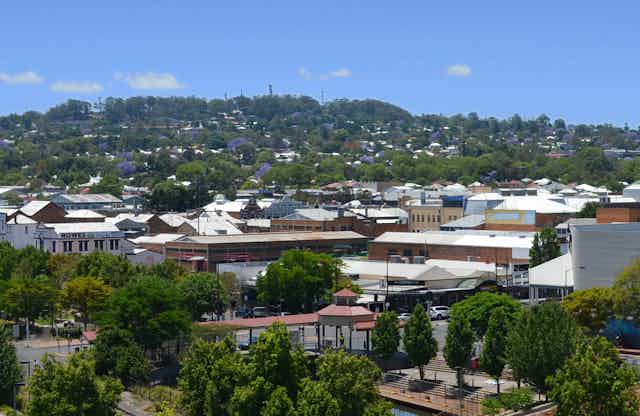view over Toowoomba