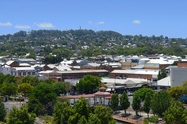 view over Toowoomba
