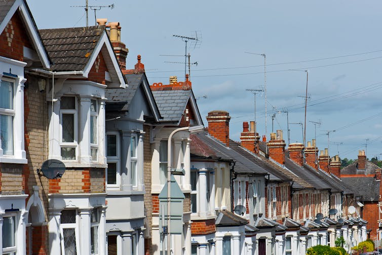 A row of terraced houses
