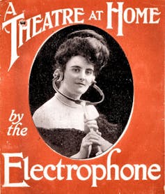 An advertisement for the London Electrophone Company. Image reproduced with permission from BT Archive