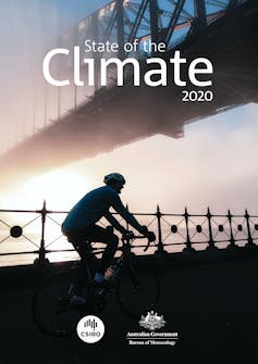 State of the Climate 2020 report cover.