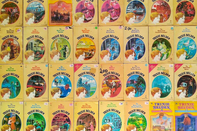 Trixie Belden book covers