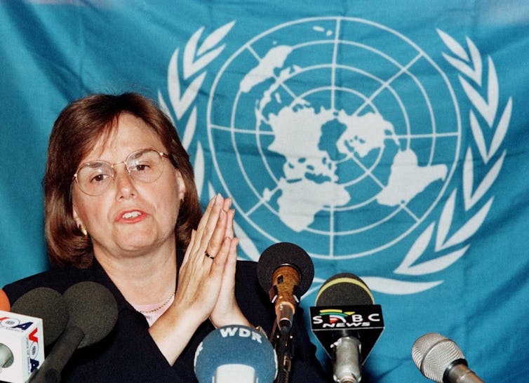 Catherine Bertini, directrice du Programme alimentaire mondial.