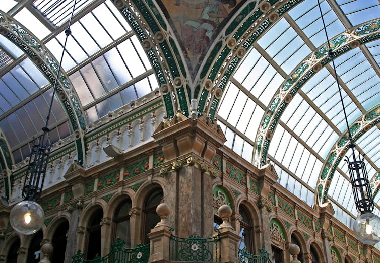 The arcades in Leeds