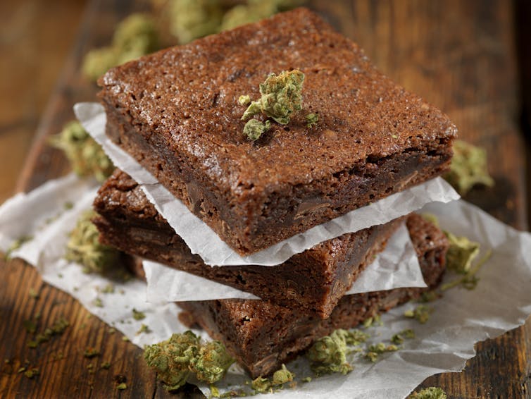 Dozens of food products laced with marijuana or CBD are on the market.